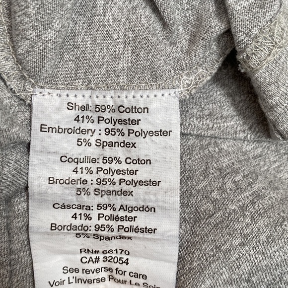 [S] Anthropologie Pankaj & Nidhi Embellished Floral T-Shirt | Gray and White - Picture 5 of 5